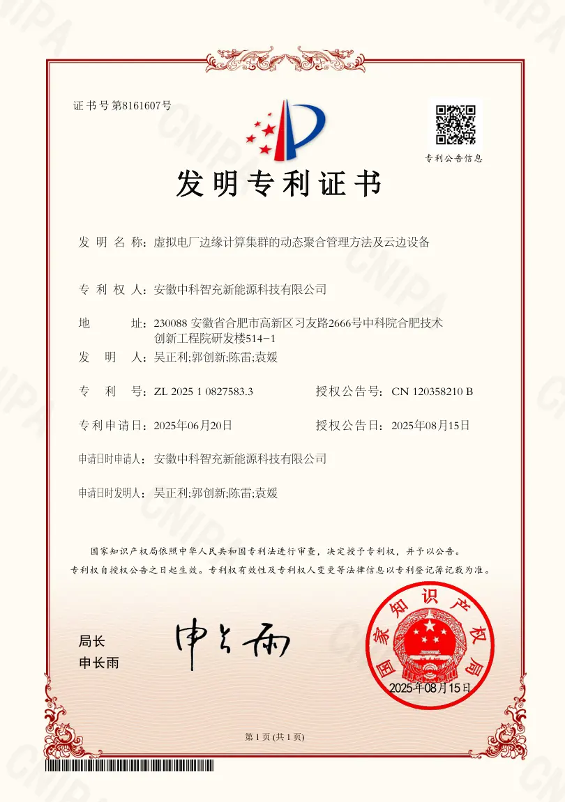 专利证书证书